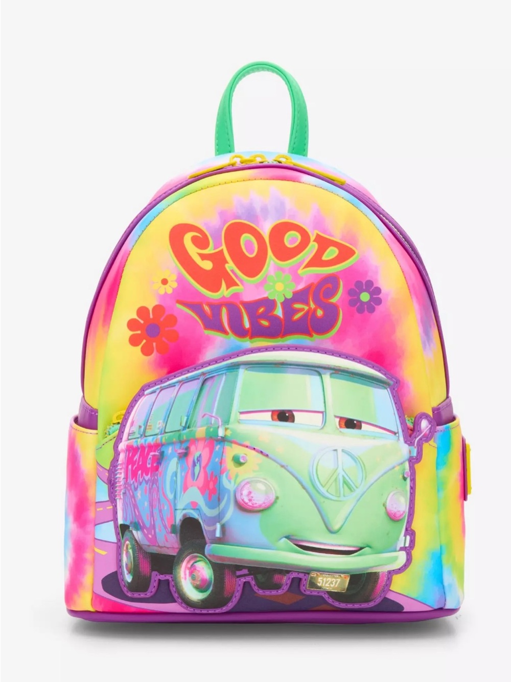 Loungefly Disney Pixar Cars Fillmore Tie-Dye Min Backpack - BoxLunch Exclusive